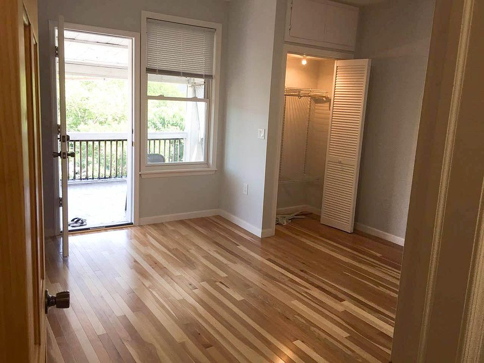 master bedroom with private deck