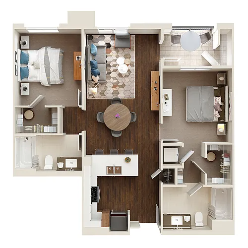 Floor plan B1