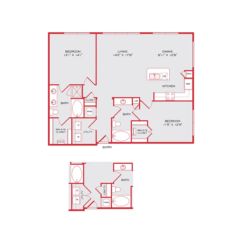Floor plan B21