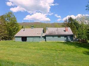 View of home from back meadow