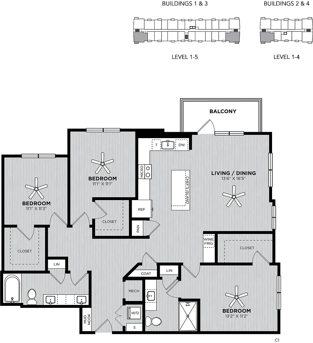 Floor plan C1