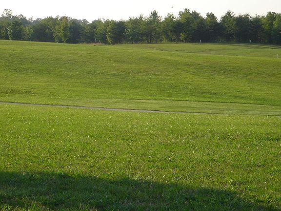Golf Course in front of house