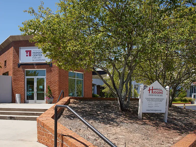 Visual art and sculpture garden at Hudgens Center for Art & Learning