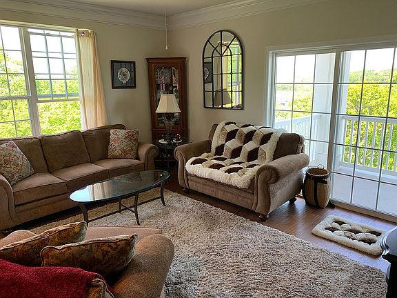 Sunlight-filled living room 