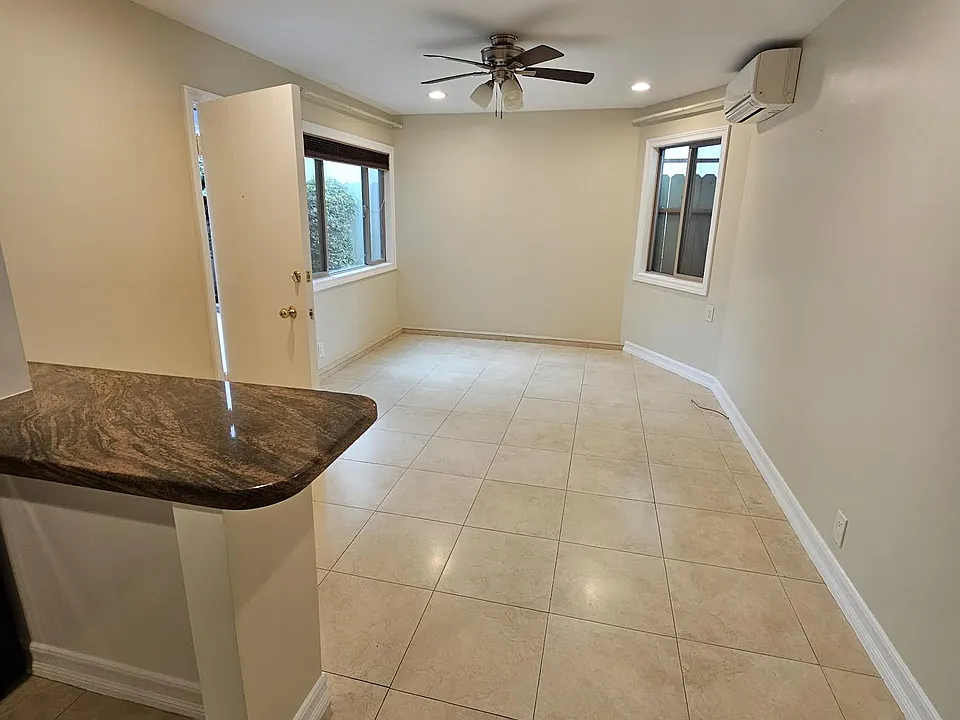 Open bright living area