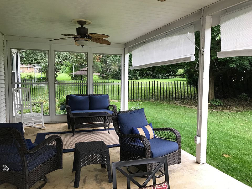 Relax on the back patio...