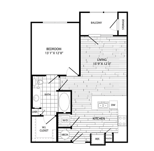 Floor plan A1C