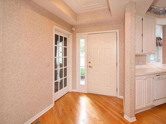 Real Hardwood floors greet you to the home.