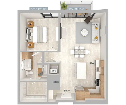 Floor plan A5-S-836