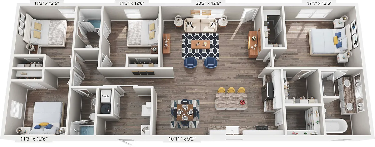Floor plan Everett