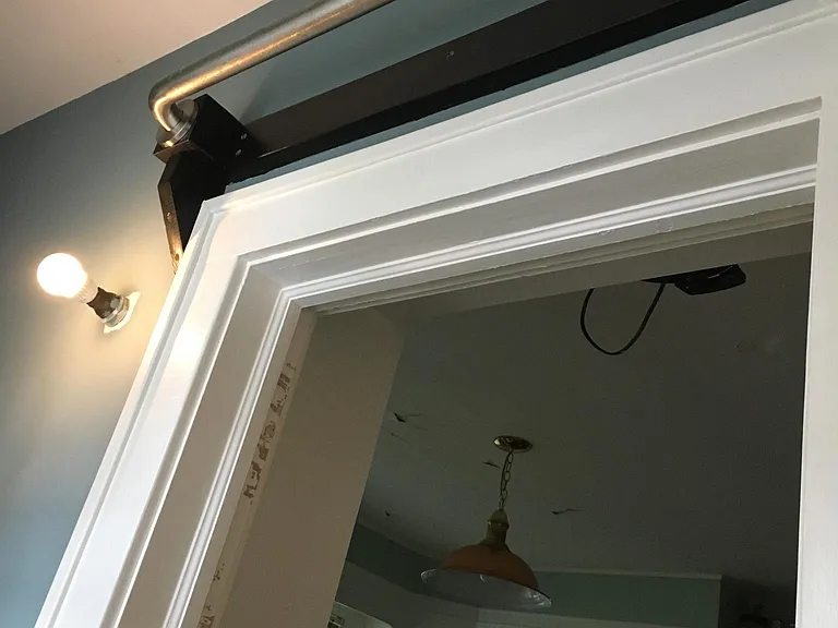1st floor Pull-up bar outside of kitchen