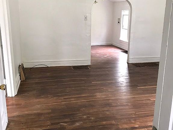 Living room and dining room