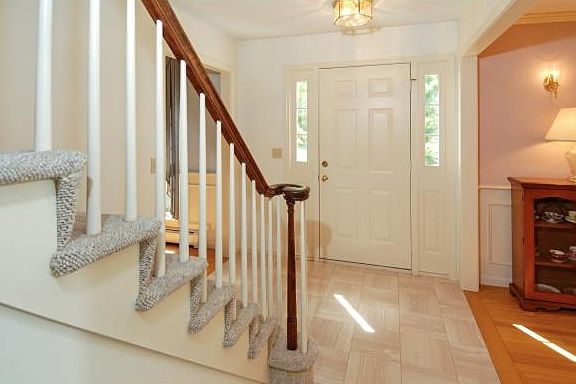 Front Entry with Marble HDWD