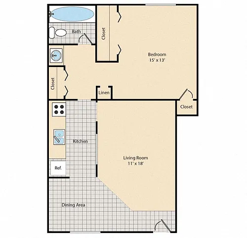 Floor plan Violet