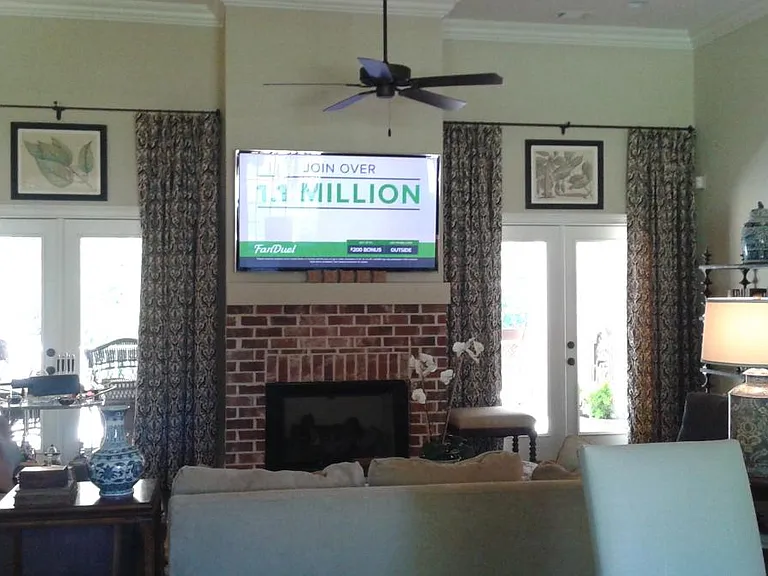Fireplace / Den