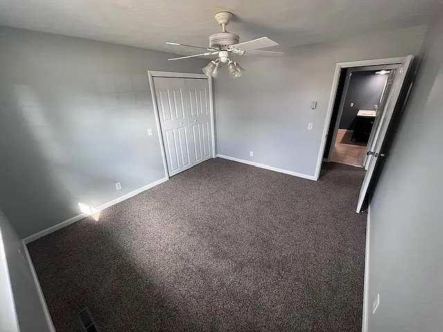 1st of 3 bedrooms. Nice size closet