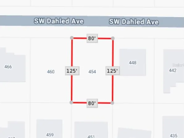 454 SW Dahled Ave Lot 7, Pt Saint Lucie, FL 34953