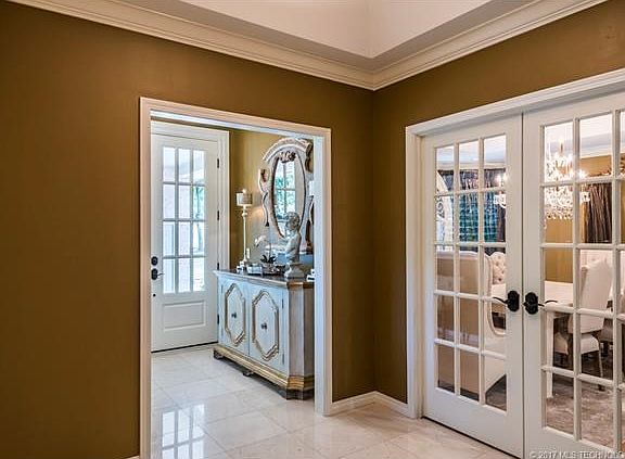 French Doors leading into the Formal Dining
