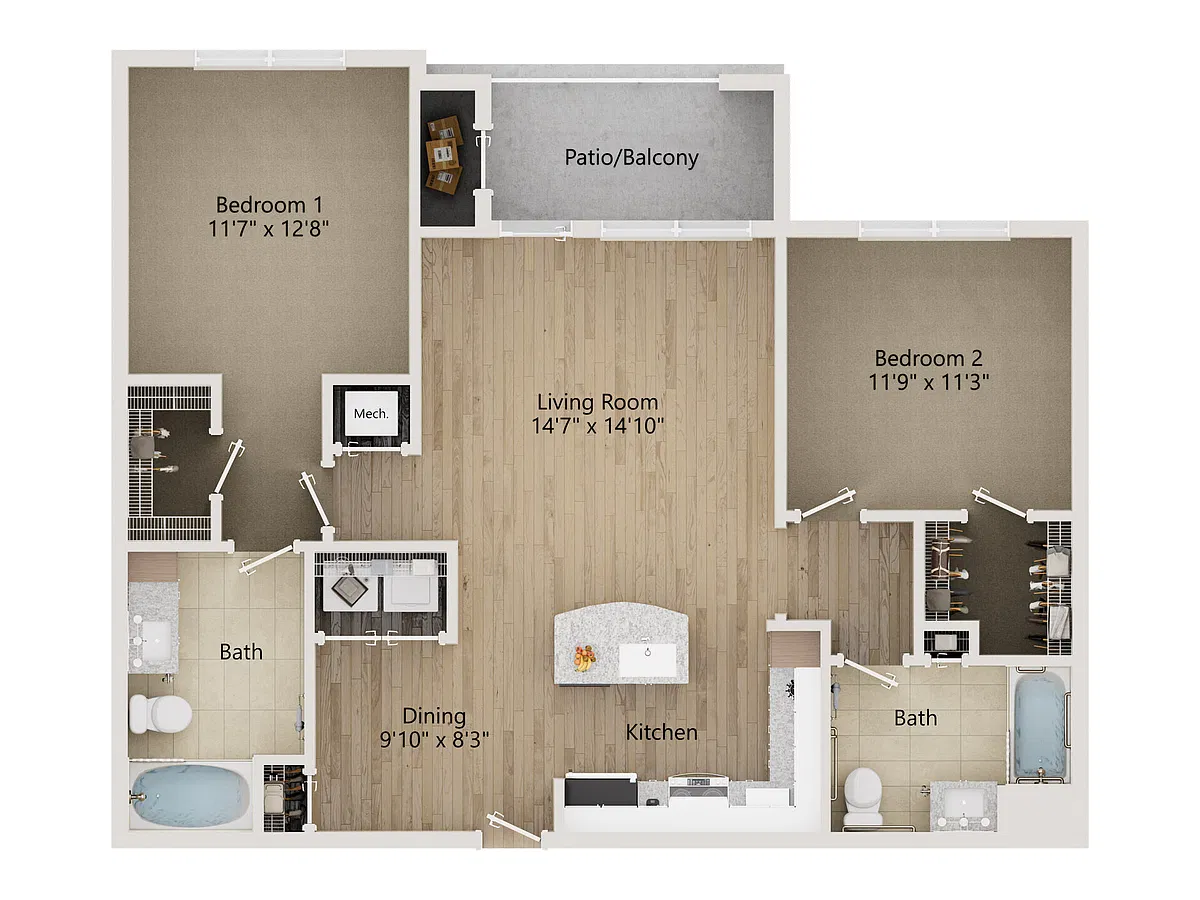 Floor plan B2HC