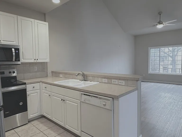 Open floor plan with cathedral ceilings!