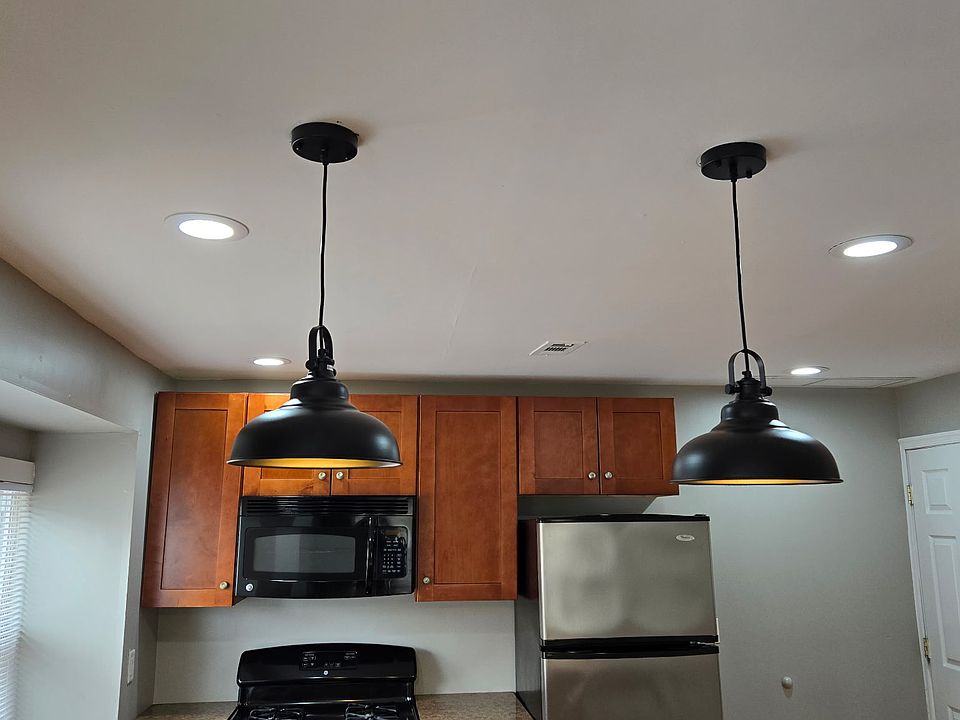 Updated pendant and recessed lighting!