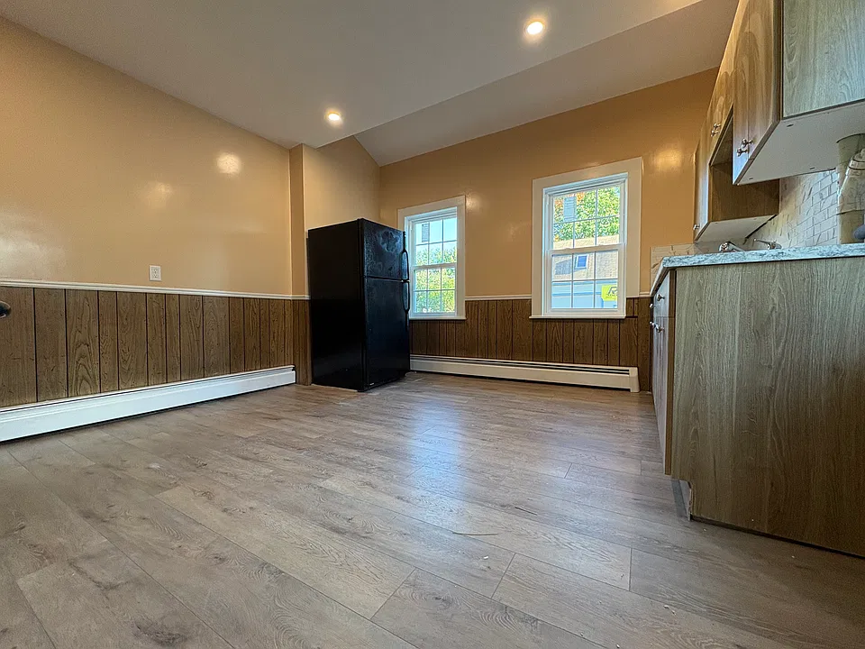 Kitchen- New windows, lighting & electrical, kitchen cabinets, walls & ceiling, kitchen counter, tiles and floor.
