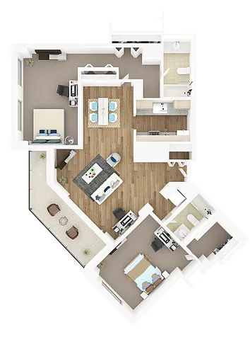 Floor plan Tier 8