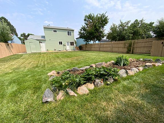Back yard garden bed