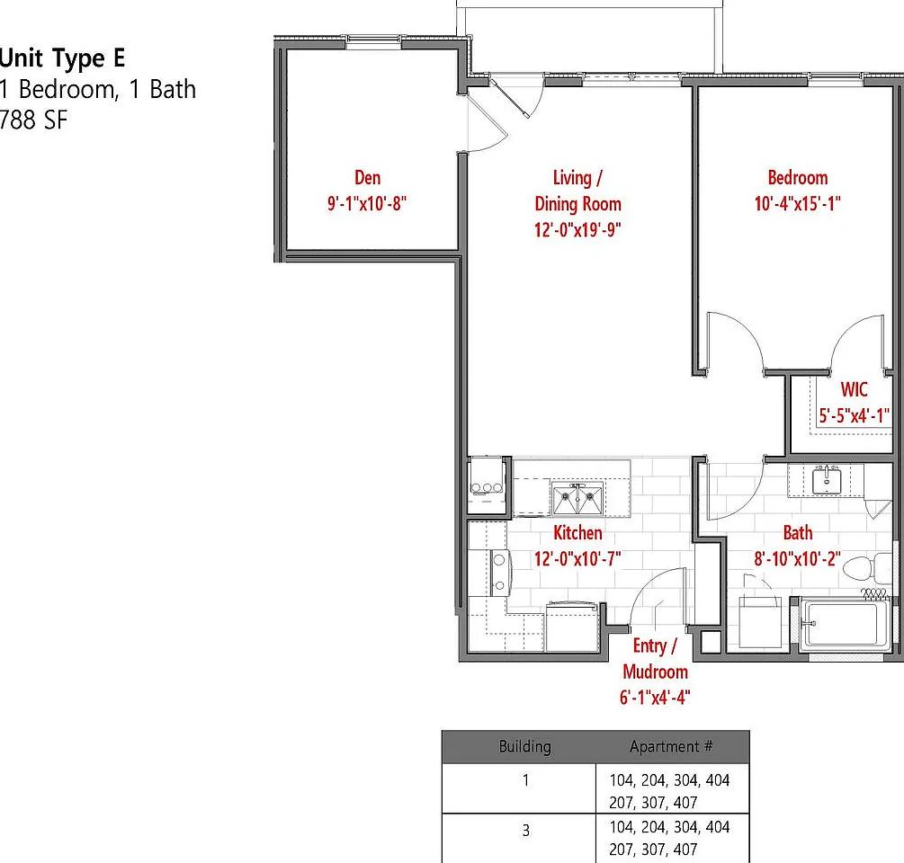 A Flexible Floor Plan That Adapts to You - One Bedroom with Den Apartment — Photo 4