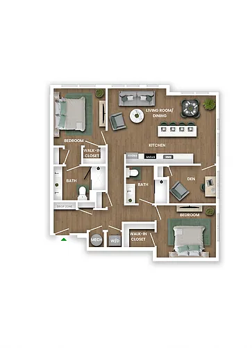 Floor plan B9BD