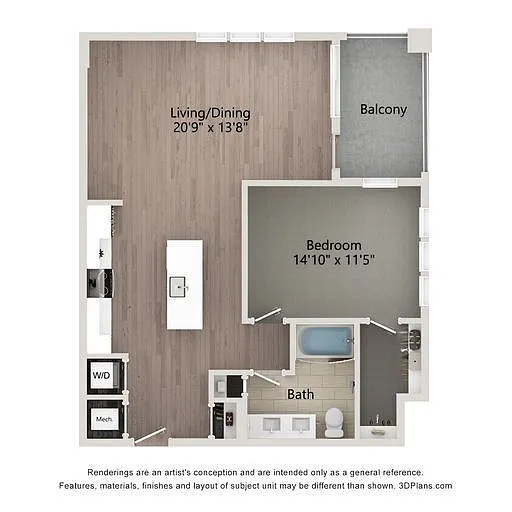 Floor plan A101