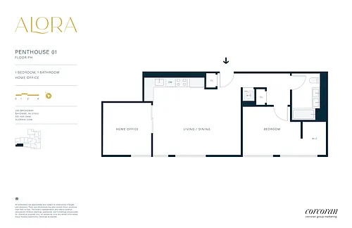 Floor plan 1BPH01