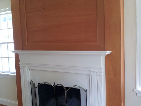 Birds-eye Maple Fireplace (Living Room)