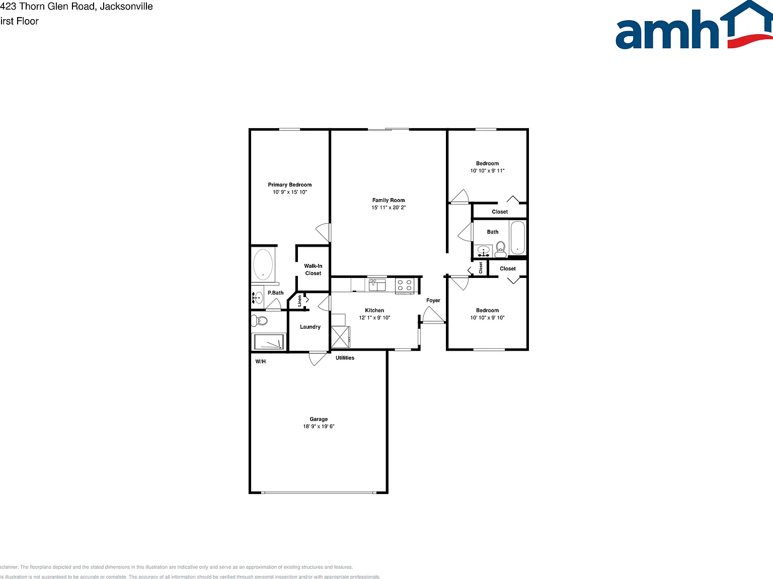 3 bed, 2.0 bath, 1264 sqft, $1,645 — Photo 2