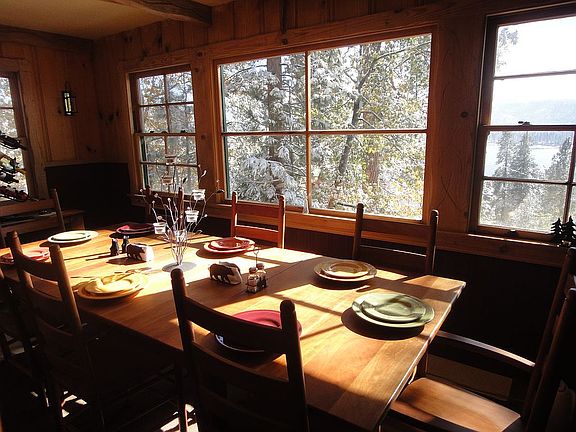 Dining room w/ lake view