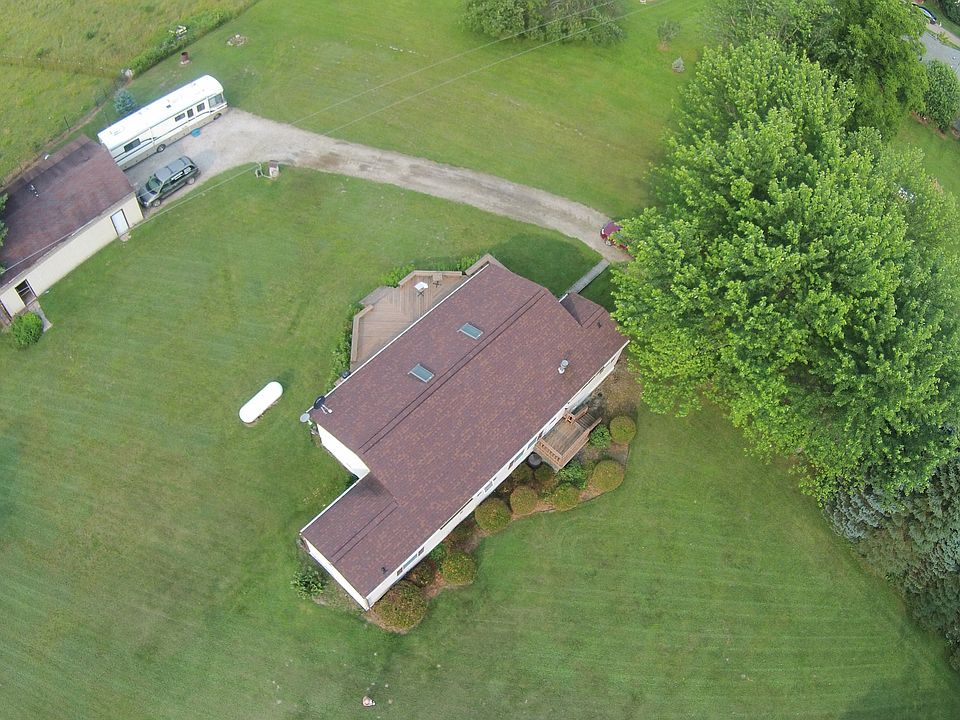 Air view of yard