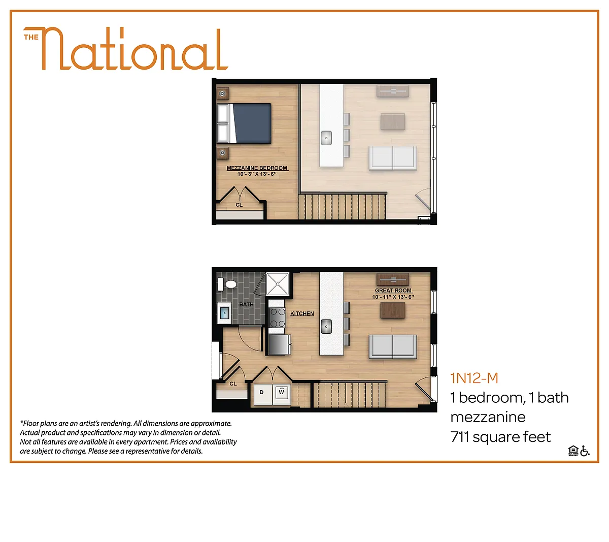 Floor plan 1N12-M