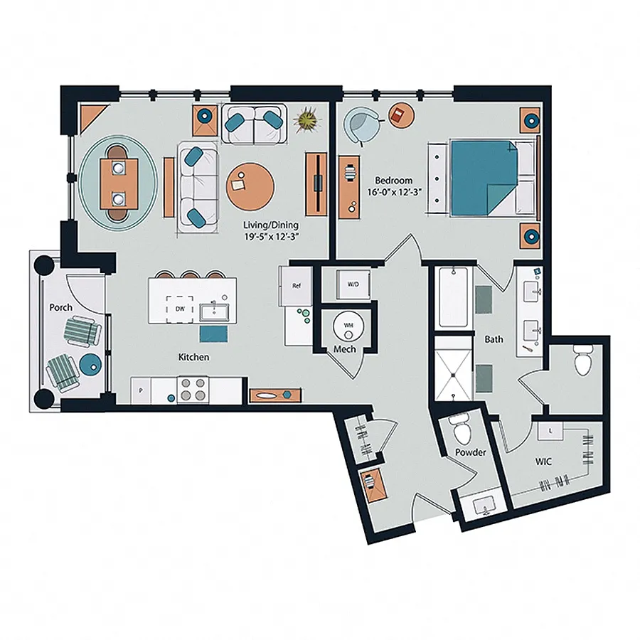 Floor plan B8