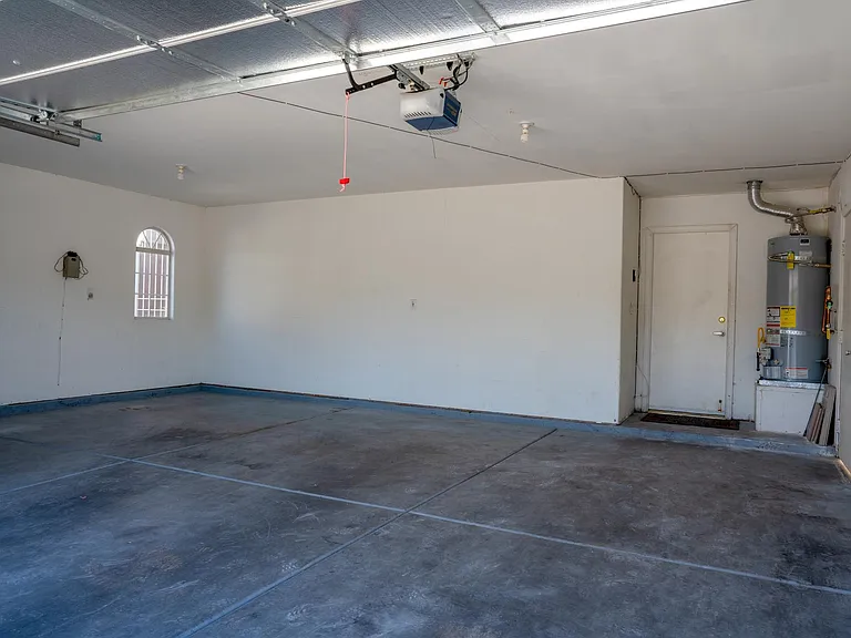 garage, water heater & water softener
(water softener does not show)