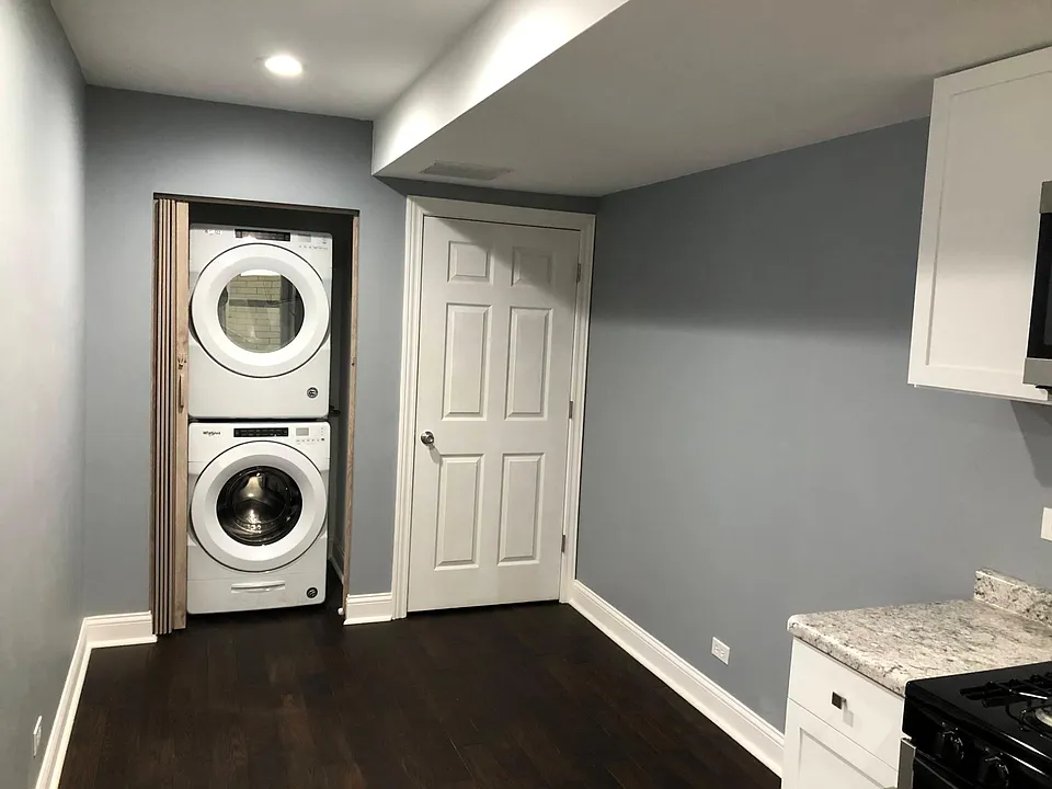 In-unit washer and dryer