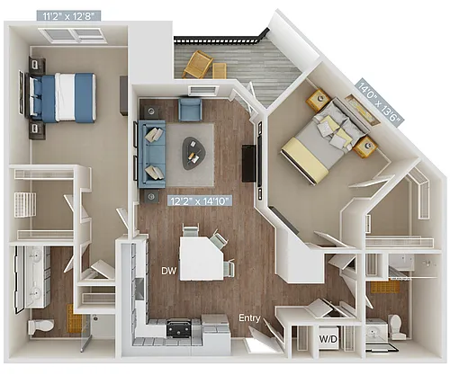 Floor plan B3-1111-2