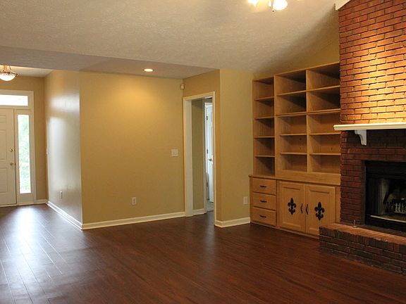 Foyer opens to family room