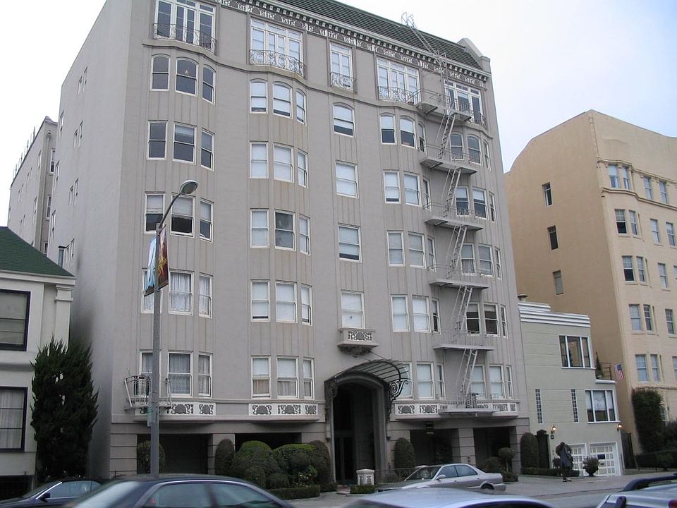 front of building