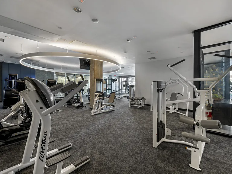 Fitness Center at G12 Apartments in Los Angeles, CA 90015