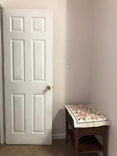 Entrance to the back bedroom.