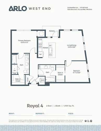 Floor plan Royal 4