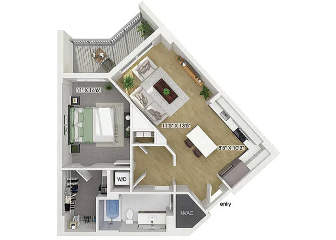 Floor plan A11