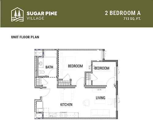 Floor plan 2 Bedroom