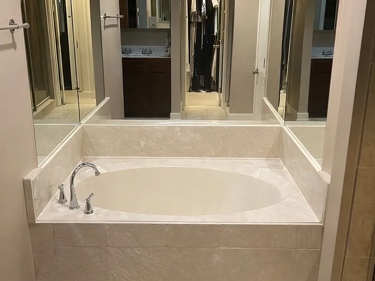 Separate Bathtub in Master Bathroom