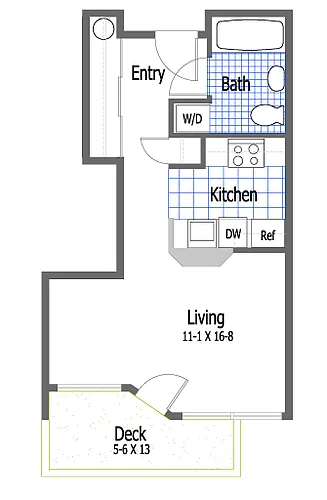 Floor plan Studio